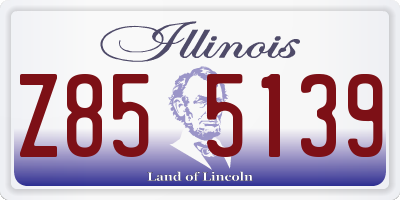 IL license plate Z855139