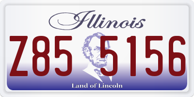 IL license plate Z855156