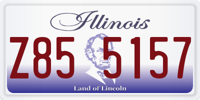 IL license plate Z855157