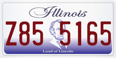 IL license plate Z855165
