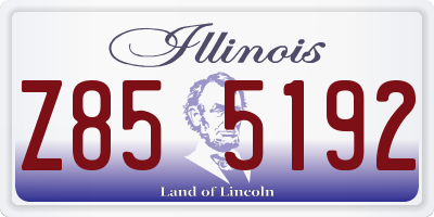 IL license plate Z855192
