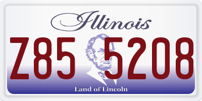 IL license plate Z855208