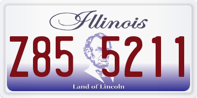 IL license plate Z855211