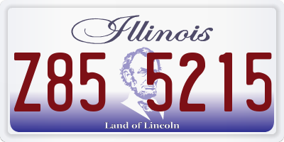 IL license plate Z855215