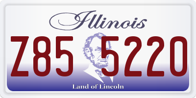 IL license plate Z855220