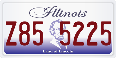IL license plate Z855225
