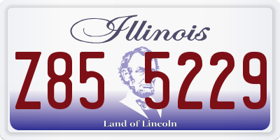 IL license plate Z855229