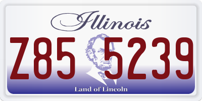 IL license plate Z855239