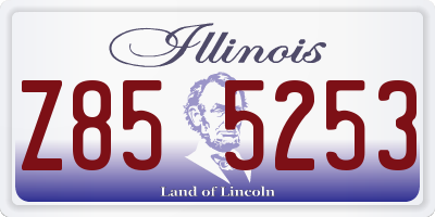IL license plate Z855253