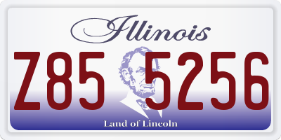 IL license plate Z855256
