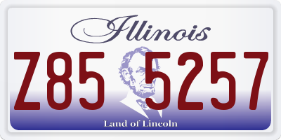 IL license plate Z855257