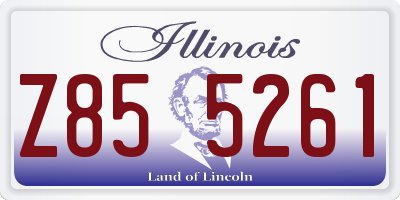 IL license plate Z855261