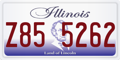 IL license plate Z855262
