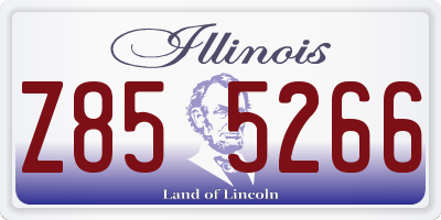 IL license plate Z855266