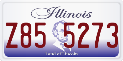 IL license plate Z855273