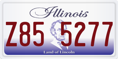 IL license plate Z855277