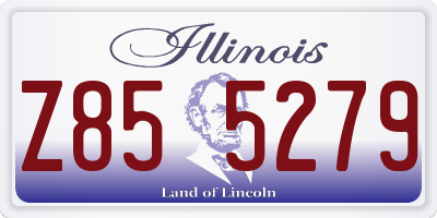IL license plate Z855279