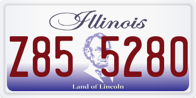 IL license plate Z855280