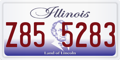 IL license plate Z855283