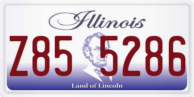 IL license plate Z855286