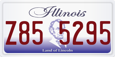 IL license plate Z855295