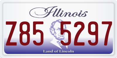 IL license plate Z855297
