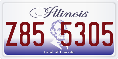 IL license plate Z855305