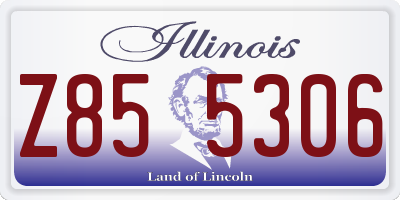 IL license plate Z855306