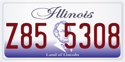 IL license plate Z855308