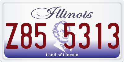 IL license plate Z855313