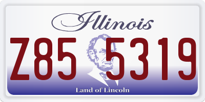 IL license plate Z855319