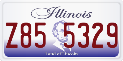IL license plate Z855329