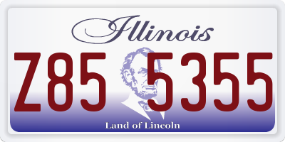IL license plate Z855355