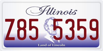 IL license plate Z855359