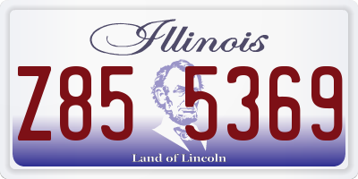 IL license plate Z855369