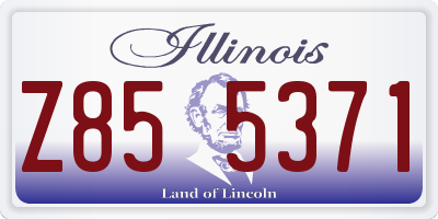 IL license plate Z855371