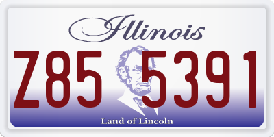 IL license plate Z855391
