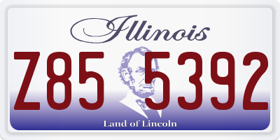 IL license plate Z855392