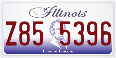 IL license plate Z855396