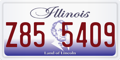 IL license plate Z855409