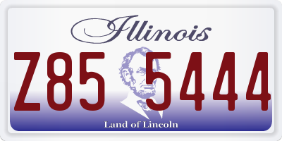IL license plate Z855444