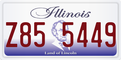 IL license plate Z855449