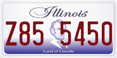 IL license plate Z855450