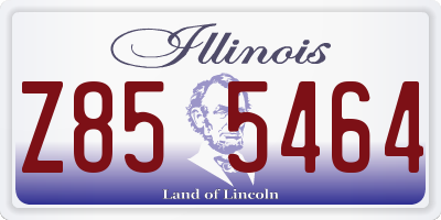 IL license plate Z855464