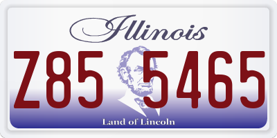 IL license plate Z855465