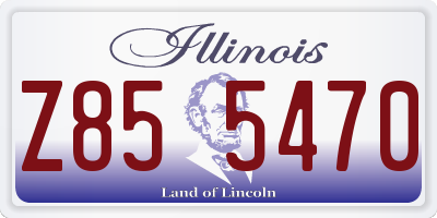 IL license plate Z855470