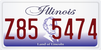 IL license plate Z855474