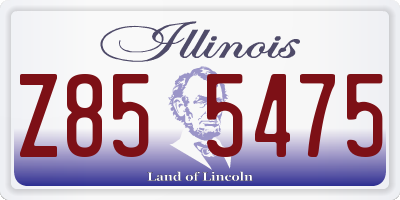 IL license plate Z855475