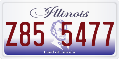 IL license plate Z855477