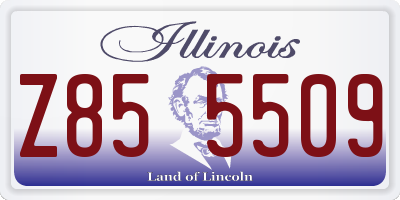 IL license plate Z855509